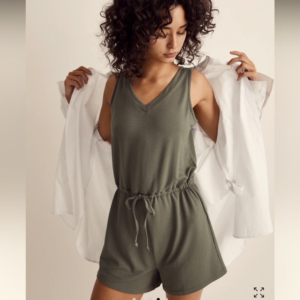 Madewell Drawstring Romper